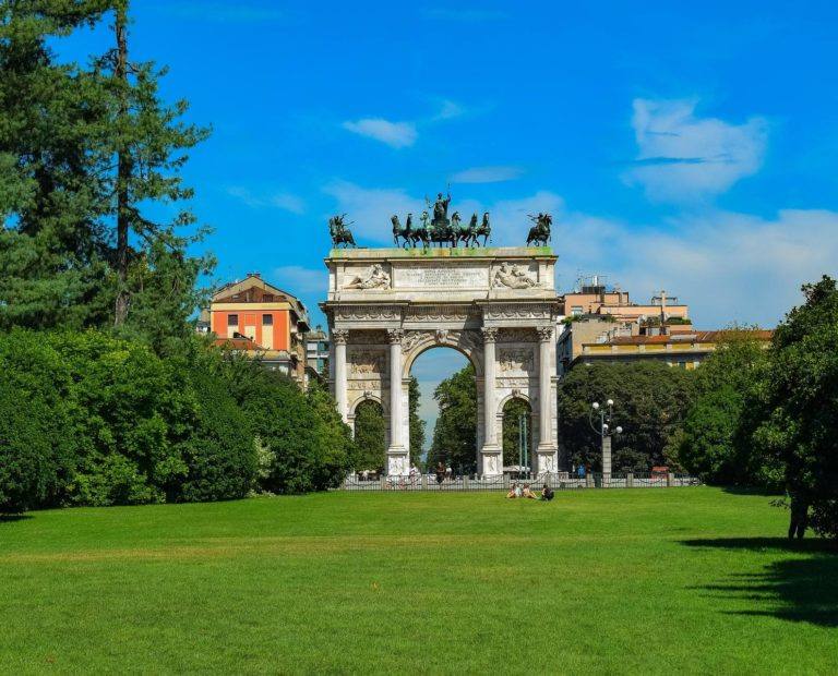 Parque Sempione e Arco della Pace